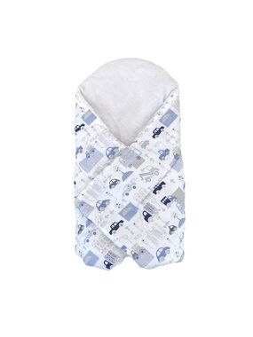 Marcys Stiffened Baby Swaddle Wrap Blanket 0-3M Cotton W/ Coconut Mat